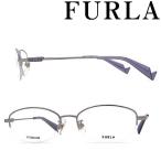 FURLA フルラ ライトパープル メガネフレーム ブランド 眼鏡 VFU-421J-0A88