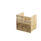 OLD ASHIBA( помост старый материал ) bench полка для место хранения держатель ширина 360mm× высота 370mm× глубина 260mm[ bench полка B модель ширина 450× высота 420× глубина 295 соответствует ] нет покраска 