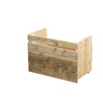 OLD ASHIBA( помост старый материал ) bench полка для место хранения держатель ширина 510mm× высота 370mm× глубина 260mm[ bench полка B модель ширина 600× высота 420× глубина 295 соответствует ] нет покраска 