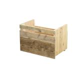 OLD ASHIBA( помост старый материал ) bench полка для место хранения держатель ширина 510mm× высота 370mm× глубина 310mm[ bench полка B модель ширина 600× высота 420× глубина 345 соответствует ] нет покраска 