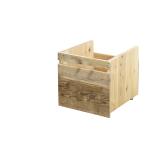 OLD ASHIBA( помост старый материал ) bench полка для место хранения держатель ширина 360mm× высота 370mm× глубина 365mm[ bench полка B модель ширина 450× высота 420× глубина 400 соответствует ] нет покраска 