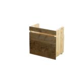 OLD ASHIBA( помост старый материал ) bench полка для место хранения держатель ширина 360mm× высота 370mm× глубина 200mm[ bench полка B модель ширина 450× высота 420× глубина 235 соответствует ] покраска отделка 