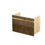 OLD ASHIBA( помост старый материал ) bench полка для место хранения держатель ширина 510mm× высота 370mm× глубина 260mm[ bench полка B модель ширина 600× высота 420× глубина 295 соответствует ] покраска отделка 