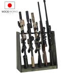 WOODWORKS gun подставка 5 шт .( цвет : милитари зеленый ) из дерева сделано в Японии [ жизнь ru подставка страйкбол пневматическое оружие электрооружие газовый пистолет место хранения ]