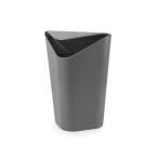 umbra スイングフタ付角型ゴミ箱 CORNER CAN(コーナーカン) M ブラック 5L 2086905-040