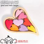  Гримм s фирма Heart. кубики * красный деревянная игрушка развивающая игрушка в машине дерево ...GM10178