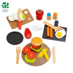 はじめてのおままごと 洋食屋さんセット DX ウッディプッディ おままごとセット ままごと 3歳 食材 知育玩具 木のおもちゃ 誕生日 プレゼント