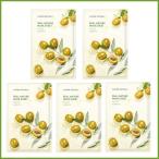 [NATURE REPUBLIC]ネイチャーリパブリック リアルネイチャー マスクシート オリーブ5枚 Real Nature Mask Sheet Olive 5 sheets