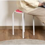 ブルー 青 丸椅子 パイプチェアー スタッキングチェアー 椅子 イス いす チェアー 重ね置き スタッキング スツール ミーティングチェア..