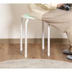 グリーン 緑 丸椅子 パイプチェア スタッキングチェアー 椅子 イス いす チェアー 重ね置き スタッキング スツール ミーティングチェア..