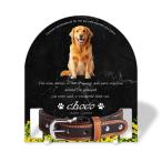 [ домашнее животное memorial ] домашнее животное мемориальная табличка собака кошка название inserting модный акрил plate выполненный под заказ ошейник модель (mimo The, мрамор style черный * ошейник большой )