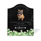 [ домашнее животное memorial ] домашнее животное мемориальная табличка собака кошка название inserting модный акрил plate выполненный под заказ designer отделка сделано в Японии ( белый ушко ksa, мрамор style черный )