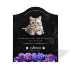 [ домашнее животное memorial ] домашнее животное мемориальная табличка собака кошка название inserting модный акрил plate выполненный под заказ designer отделка сделано в Японии ( гортензия, мрамор style черный )