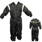 イサム塗料 688-7003-3 帯電防止 オーバーオール L ブラック 取寄