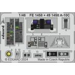 e двойной do(FE1458)1/48 Fairchild A-10C Thunderbolt II салон для искусство гравировки детали ( рекомендация комплект : Great Wall Hobby )