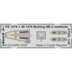 e двойной do(FE1476)1/48 Bristol Bulldog Mk.II для ремень безопасности. искусство гравировки детали ( рекомендация комплект : Airfix )