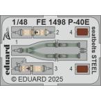 e двойной do(FE1498)1/48 Curtiss P-40E для ремень безопасности. искусство гравировки детали ( рекомендация комплект : Eduard )