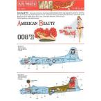 Kits-World(148001)1/48 Boeing B-17G Flying Fortress 'American Beauty' др. для переводная картинка 