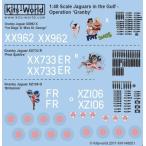 Kits-World(148051)1/48 Sepecat ジャガー GR.1A Desert Storm Nose Art 'Fat Slags'他用デカール