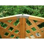 ショッピングラティス ラティス 連結金具 固定金具 ラティス 135 度 コーナー ステンレス金具  ラティスフェンス 固定(金具 固定 135 ステンレス 板 ) WORKSHOP-ON