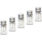  Mini бутылка пластик aluminium колпак 5 шт. комплект маленький бутылка бардачок рукоделие жидкий сохранение небольшое количество . регулировка оценка прекрасное платье прекрасное платье .... круг ACB-002