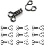  springs крюк 10 комплект ввод чёрный Mini размер металлический metal застежка крюк рукоделие шитье рука .. ручная работа крюк передний .. прекрасное платье прекрасное платье .... круг BK-026