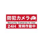 防犯カメラ 常時作動中 マグネット 監視カメラ 【横向き】 150x70mm 防犯 警告 マグネットステッカー 耐水 耐候 セキュリティ 英語 屋外用 磁石 日本製