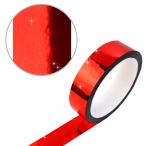  металлизированный лента красный красный глянец склеивание есть Cello лента размер упаковка наклейка выгодный длинный размер [ ширина 24mm× длина 50m] HG-057