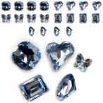  Nailparts [ бледно-голубой ] голубой цельный детали 3D нейл-арт декоративные элементы стразы украшение [ каждый 5 вид 25 штук входит ] NP-026