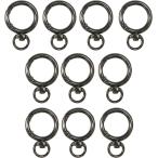 kalabina круглый вращение can имеется 27mm [ черный ] чёрный 10 штук входит кольцо для ключей кольцо круг круглый ключ брелок для ключа NSKR-037