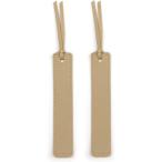  кожа рекламная закладка 2 штук входит [ бежевый ]. книжка маркер (габарит) книжка Mark кожа книга@ модный симпатичный SOR-004