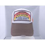  оригинал сетчатая кепка HAWAII HULASURF HANG LOOSE ALOHA STATE повреждение обработка Brown .. orange сетка 2564*