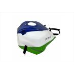 バイクパーツ バグスター タンクカバー ホワイト/デコブルー/グリーン 1635L