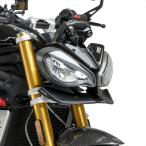 フロントダウンフォースネイキッドスポイラー カーボンルック SPEED TRIPLE 1200 RS 21-/STREET TRIPLE 765 R 23-/765 RS 23- 21594C