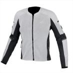 バイクパーツ ウェア コミネ JK-180 HEAVY MESH ジャケット Light-Grey L 07-180