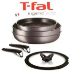 【送料無料】T-fal ingenio インジニオ・ネオ IHアーバングレー 6点セット フライパン PAN 鍋 ティファール セット 取手 取り外し 新生活 一人暮らし 軽い 収納