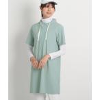 adabat(Ladies)(アダバット(レディース))ハーフジップ 半袖チュニック LLサイズ展開あり