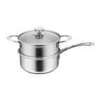 ステンレス製二段蒸し器 18cm ステン