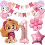 パウパトロール スカイ skye  誕生日 飾り付けセット バルーン 風船 HAPPYBIRTHDAY ガーランド バースデー デコレーション【正規品バルーンを使用】