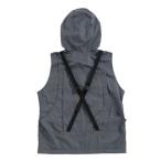 エマージェンシーベスト（グレー） ベスト ジレ レディース