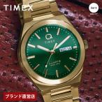 【ブランド直営店】[レビュー特典あり]メンズ腕時計 TIMEX タイメックス Q Continental Day/Date クォーツ グリーン TW2Y35100