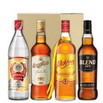 タイ産スピリッツ4本BOX メコン ラオカオシルバー センソム ブレンド285 ウイスキー ラム タイ 700mlx4本 飲み比べ ギフト プレゼント お中元