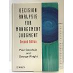 Decision Analysis for Management Judgment Wiley PaulGoodwin