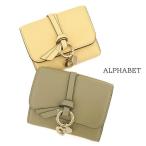 クロエ Chloe レディース 3つ折り財布 ALPHABET CHC21WP945F57 POTTERY GREEN グリーン 38I SOFTY YELLOW イエロー 752 24ss