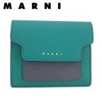 1000円OFF対象/マルニ/MARNI レディース 3つ折り財布/サイフ PFMO0052U1 LV520/VIVID BLU/SMOKE/DEEP RED/ブルー/グレー/Z477N/2122aw