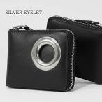 コムデギャルソン COMME des GARCONS メンズ レディース 2つ折り財布 SILVER EYELET SA7100SE ブラック BLACK 25aw