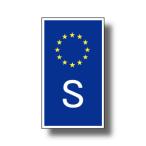 Швеция страна идентификация символ стикер EU дизайн модель * длина наружный атмосферостойкий specification S размер машина . чемодан и т.п. водостойкий наклейка 