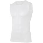 BODY TOUGHNESS JW-520 BTデュアル3Dファーストレイヤー ノースリーブ ホワイト クルーネックシャツ