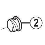 [2]インナータイコ穴キャップ 【自転車】【マウンテンバイク用】【ZEE】【SLM640用スモールパーツ】