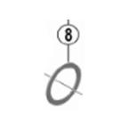 [8]カセット当り面ワッシャー